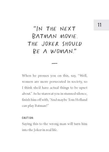 How to Piss Off Men: 109 Things to Say to Shatter the Male Ego - Image 7
