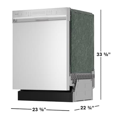 Sharp SDW6506JS 24-inch Stainless Steel Dishwasher, 49 dB, Third Rack, 12 Place Settings, Front Touch Controls - Image 13