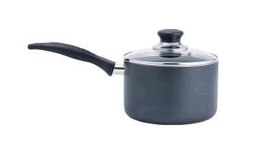 T-fal Specialty Nonstick Handy Pot with Glass Lid 3 Quart Oven Safe 350F Cookware, Pots and Pans, Dishwasher Safe Black - Image 1