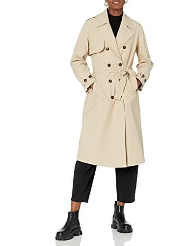 The Drop Women's Noa Trench Coat, Hummus, S - Image 1