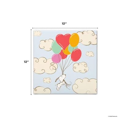 Peanuts Snoopy Balloon Adventure Gallery Wrapped Canvas Wall Decor - Adorable Snoopy Wall Art for Kids' Bedroom or Nursery - Image 6