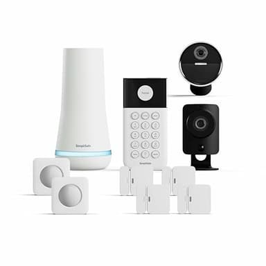 SimpliSafe 10 Piece Wireless Home Security System with Outdoor Camera - Optional 24/7 Professional Monitoring - No Contract - Compatible with Alexa and Google Assistant - Image 2