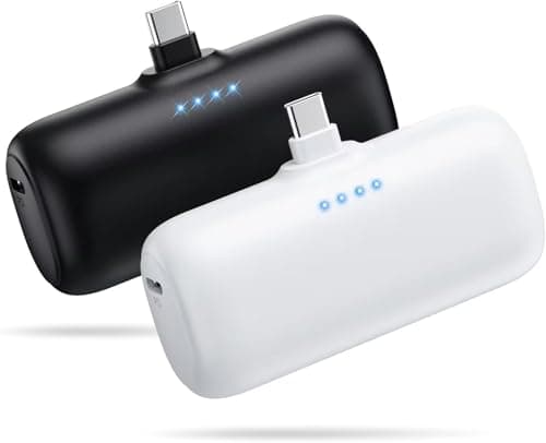 Swyop [2-Pack] Mini Portable Charger 5200mAh Power Bank, 3A PD USB C Cell Phone Portable Power, LCD Display Battery Pack Compatible with iPhone 15/15 plus/15 pro/15 pro Max/Android Phone/Samsung etc - Image 1