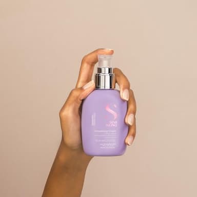 ALFAPARF MILANO Semi Di Lino Smoothing Cream - Heat Protectant + Blow Dry Cream for Straightening & Hair Volume - Frizz Control Hair Care Products (4.23 oz) - Image 5