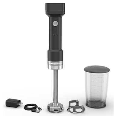 KitchenAid Go™ Cordless Hand Blender - battery included, KHBRV71, Black Matte - Image 1