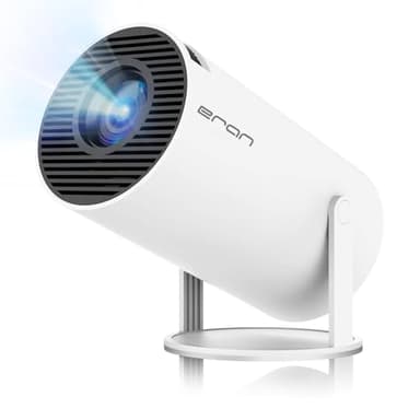 Mini Projector, HY300 PRO Portable Projector, Support 4K 1080P with Dual-Band WIFI6 5G Wireless 5.2 Bluetooth Android 13, 180° Rotatable, Auto Keystone Correction, 35"-130" Screen Video Projector - Image 1