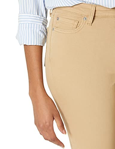 Amazon Essentials Women's Mid-Rise Stretchy Skinny Jean - Discontinued Colors, Light Camel, 4 Long - Image 4