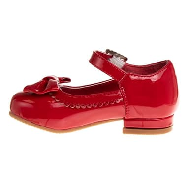 Josmo Girls Mary Jane Shoes Stylish Comfortable Dress Footwear, Red Patent, 9 Toddler - Image 7