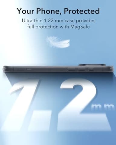 ESR for iPhone 16 Pro Max Case, Compatible with MagSafe, Camera Protection, Shockproof Thin Cover, Resists Yellowing and Scratche, Magnetic Phone Case for iPhone 16 Pro Max, Zero Serie, Frosted Black - Image 2