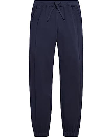 Nautica Girls' School Uniform Performance Knit Jogger Pants, Navy, 4 - Image 1