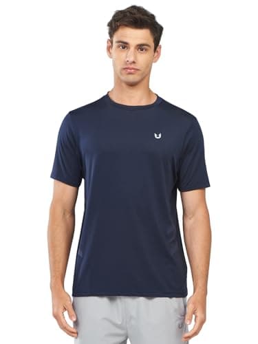 NORTHYARD Breathable 2.0™ Men's Athletic Workout Shirts Moisture Wicking Short Sleeve T-Shirt for Training Running Navy-XL - Image 2