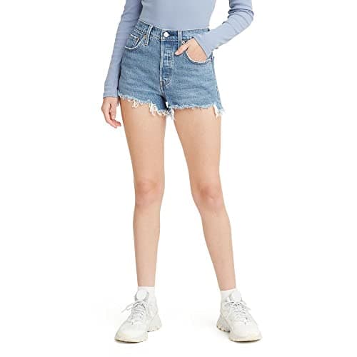 Levi's Women's 501 Original Shorts, Jazz Solo-Medium Indigo, 24 - Image 1
