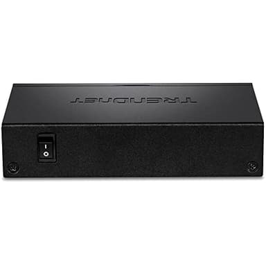 TRENDnet 5-Port Gigabit PoE+ Switch, 32W PoE Power Budget, 10Gbps Switching Capacity, IEEE 802.1p QoS, DSCP Pass-Through Support, Fanless, Wall Mountable, Lifetime Protection, Black, TPE-TG52 - Image 3