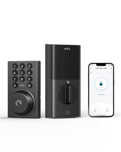 eufy Security Smart Lock C30, Keyless Entry Door Lock, Built-in WiFi Keypad Deadbolt for Front Door, No Bridge Required, Easy Installation, App Remote Control, Reliable Power, BHMA Grade 3 - Image 1