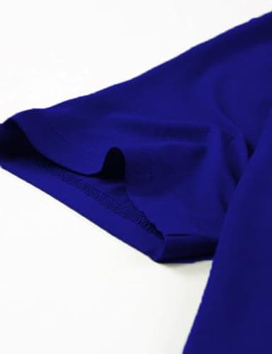 Poetsky Teacher Tshirt Women Oversized Crewneck Long Shirt Teacher Life Pullover Short Sleeve Tops Royal Blue XXL - Image 3