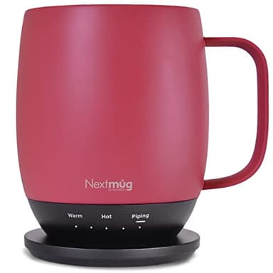 Nextmug - Temperature-Controlled, Self-Heating Coffee Mug (Dusty Rose - 14 oz.) - Image 1