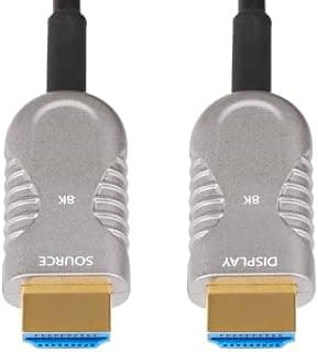 StarTech.com 30ft (9.1m) HDMI 2.1 Hybrid Active Optical Cable (AOC), CMP Plenum, 8K 60Hz, Ultra High Speed HDMI 2.1/2.0 Cable - Image 6