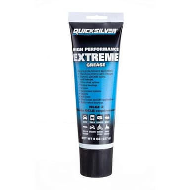 Quicksilver 8M0071838 High Performance Multi-Purpose Extreme NLGI 2 Marine Grease - 8 Oz. Tube - Image 1
