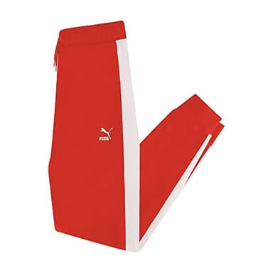 PUMA Boys' T7 Core Pack French Terry Jogger, Red, Large - Image 5