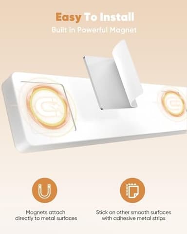 Under Cabinet Lighting,3 Color Temperatures Motion Sensor Light Indoor 2 Pack, USB Rechargeable Battery Operated Closet Lights, Wireless Dimmable LED Cabinet Lights, Under Counter Light for Kitchen - Image 6