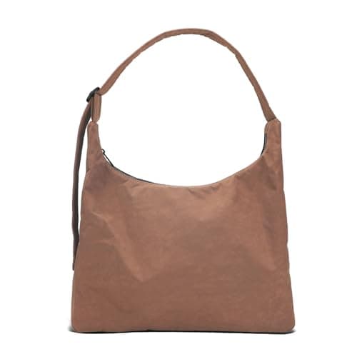 Large Nylon Shoulder Bag with Adjustable Quilted Strap – Fits 13" Laptop, Interior Zip Pocket - Image 1