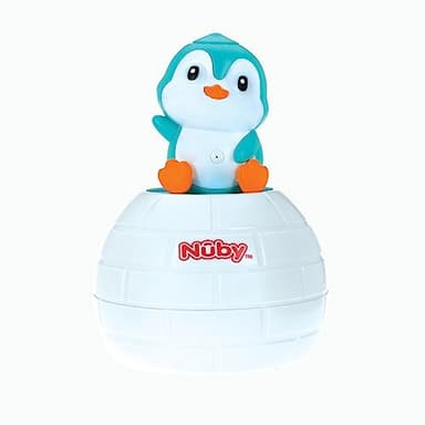 Nuby Pop-Up Penguin Bath Toy with 3 Bath Squirters - Baby Bath Toy for Boys and Girls 18+ Months - Image 3