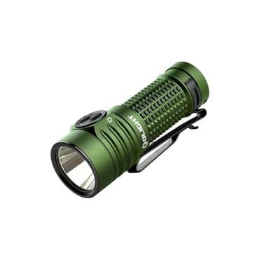 OLIGHT BatonTurbo EDC Flashlight Rechargeable, 1000 Lumens Compact LED Powerful Flash Light 510 Meters Long Throw, with Magnetic Charging Cable and Landyard for Hiking, Camping, Home Use (OD Green) - Image 1