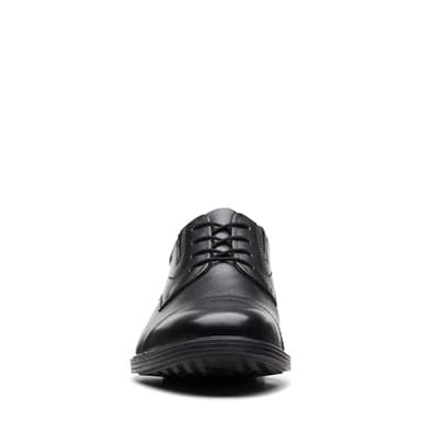 Clarks Men's Whiddon Cap Oxford, Black Leather, 7.5 - Image 2