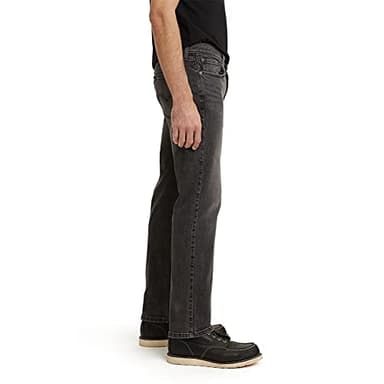 Levi's Men's 514 Straight Fit Cut Jeans (Also Available in Big & Tall), Midnight Worn-Black (Advanced Stretch), 32W x 32L - Image 2