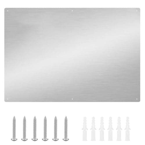 30" x 16" Thicken Heavy Range Hoods Stainless Steel Backsplash,Panel Splatter Guard for Stovetop,6 Pre Drilled Holes for Easy Installation,Keep the Walls Clean, Bright and Beautiful (30" x 16") - Image 1