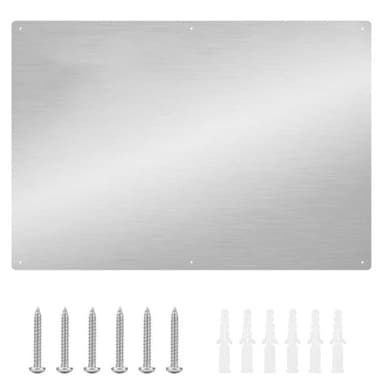 30" x 16" Thicken Heavy Range Hoods Stainless Steel Backsplash,Panel Splatter Guard for Stovetop,6 Pre Drilled Holes for Easy Installation,Keep the Walls Clean, Bright and Beautiful (30" x 16") - Image 1