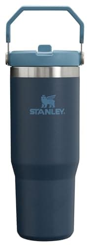 Stanley IceFlow Stainless Steel Tumbler - Vacuum Insulated Water Bottle for Home, Office or Car Reusable Cup with Straw Leak Resistant Flip Cold for 12 Hours or Iced for 2 Days, Navy, 30oz - Image 1