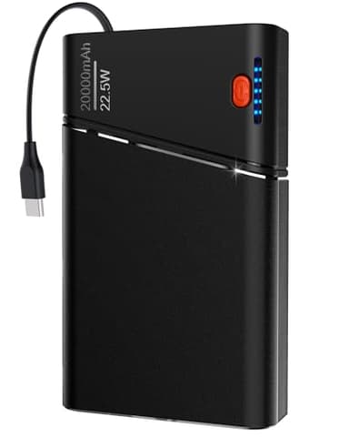 Portable Charger 20000mAh, 22.5W PD 3.0+QC 4.0 Super Fast Charging Power Bank, Cooler Aerospace Metal Case for iPhone 17 16 15 14, 13 Android, iPad, Samsung Google Tablet & More, Travel Essential - Image 1