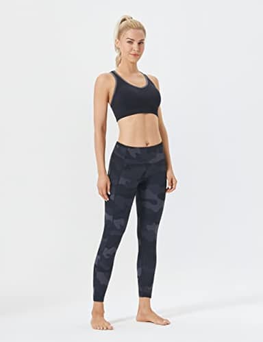 FITTIN Racerback Sports Bras for Women - Padded Seamless High Impact Support for Yoga Gym Workout Fitness Grey/Black/Sliver Grey M - Image 5