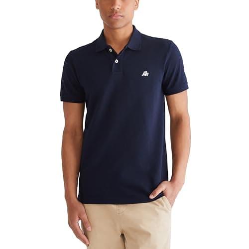 AEROPOSTALE Men's Polo, Heritage Navy, Large - Image 1