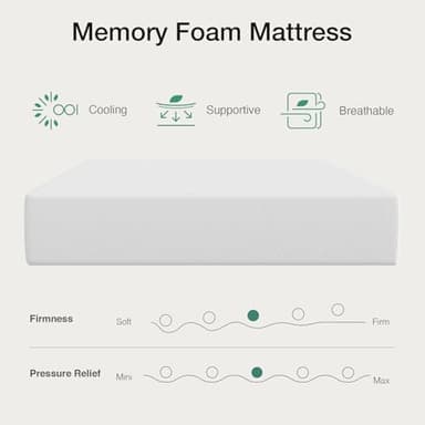 Novilla Twin Size Mattress, 10 Inch Twin Bed Mattress with Gel Memory Foam for Cooling Night Sleep & Pressure Relief, CertiPUR-US Certified - Image 8