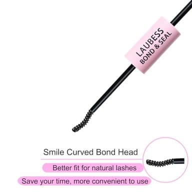 Lash Bond and Seal Mascara for Long Lasting Waterproof Eyelash Extensions - 5ml+5ml - Image 5