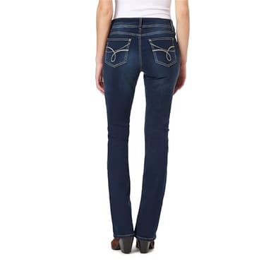 WallFlower Women's InstaStretch Luscious Curvy Bootcut Jeans, Betsy Pure, 7 Short - Image 2