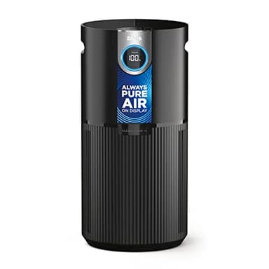 Shark AP1000 Clean Sense Air Purifier MAX, Allergies, HEPA Filter, 1100 Sq Ft, XL Room, Living Room, Whole Home, Captures 99.98% of Particles, Pollutants, Dust, Smoke, Allergens & Smells, Grey - Image 1