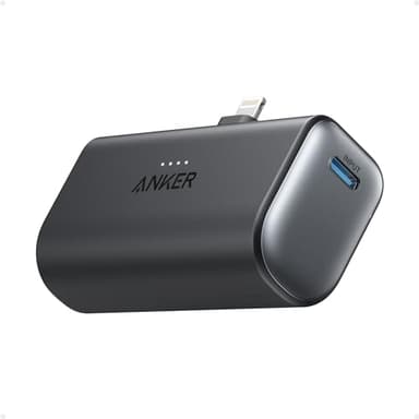 Anker Nano Power Bank with Built-in Lightning Connector, Portable Charger 5,000mAh MFi Certified 12W, Compatible with iPhone 14/13/12 Series (Black) - Image 6