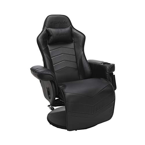 RESPAWN 900 Racing Style Gaming Recliner, Reclining Gaming Chair, in Black RSP 900 BLK - Image 1