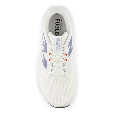 New Balance Women's FuelCell Propel V5 Running Shoe, Sea Salt/Dusk Shower/White, 9 - Image 5