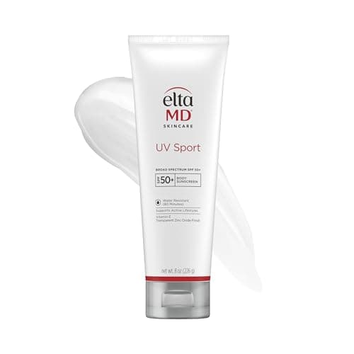 EltaMD UV Sport Sunscreen Lotion, SPF 50 Body Sunscreen, Water and Sweat Resistant, Oil-Free, Zinc Oxide Formula, 8 oz Tube - Image 1