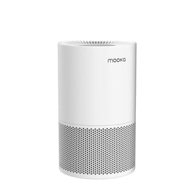 Air Purifiers for Home Large Rooms up to 1200ft², MOOKA H13 True HEPA Air Purifier for Bedroom Pets with Fragrance Sponge, Timer, Air Filter Cleaner for Smoke, Odor, Dander, Pollen (White) - Image 4