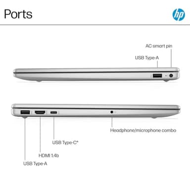 HP 15.6 Touchscreen Laptop Computer for Business & Student, w/Office Lifetime, Intel 13th Gen Core i3(Up to 4.5GHz), HD Touch Display, 64GB RAM, 2TB SSD, AI Copilot, Win 11 Pro, External DVD Drive - Image 7
