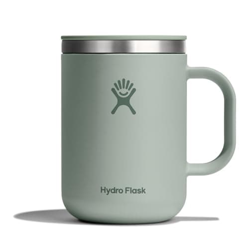 Hydro Flask Coffee Mug – Insulated Stainless Steel, Non Spill, Leak Proof Travel Mug 24 Oz Agave Green - Image 1