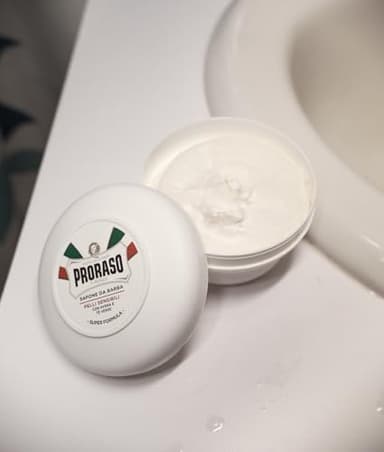 Proraso Shaving Soap in a Bowl, Sensitive Skin, 5.2 Oz - Image 9