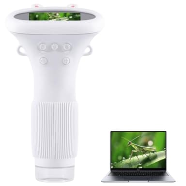 Crspexil Microscope, Digital Microscope,Holding Magnifying Glasses，2’’ IPS,2 MP,4 Zoom Buttons,1000x Magnification,Observe Circuit Boards/Plants/Coins/Hair/Insects,Christmas,Birthday,Edu Gifts. - Image 1