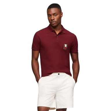 Tommy Hilfiger Men's Vertical Flag Regular Short Sleeve Polo - Image 1
