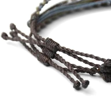 Handmade Natural Stone Beaded Healing Bracelet Gift for Men Adjustable Rope String Bracelet - Image 6